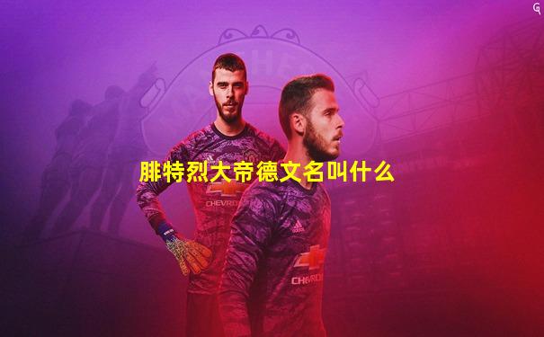 腓特烈大帝德文名叫什么